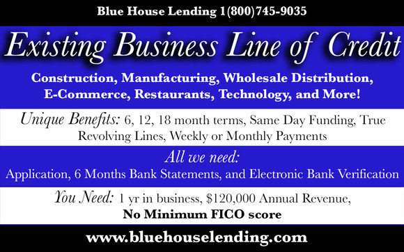 Business Lines of Credit by Blue House Lending