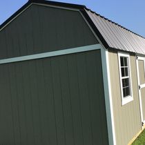 10x20 side lofted barn by CS Storage Solutions