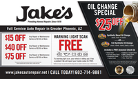 Oil Change Special!! by Jake's Auto Repair