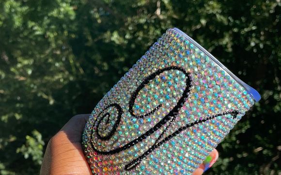 Iced Out Wine Tumbler  by Rare Designs By Nette