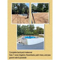 Backyard Makeover by Lights Out Landscaping and Lawn Care