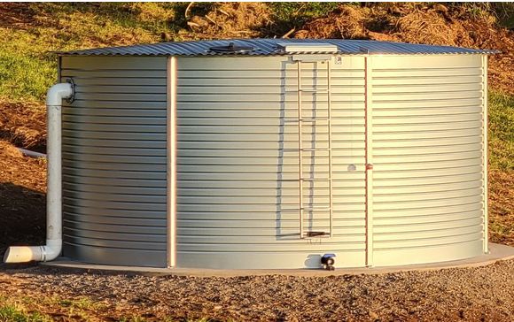 SEALED PIONEER WATER TANK INSTALLATION by Pacific Blue Catchment in ...