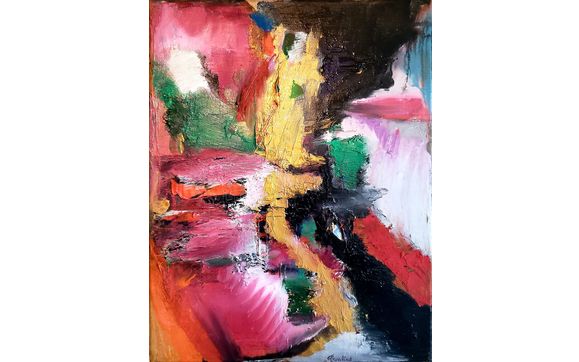 New Life Abstract Oil Painting by Rosalind Arts