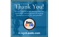 4LegalLeads.com on INC 5000  by 4LegalLeads.com