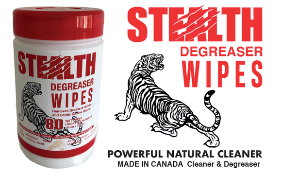 Stealth Degreaser Wipe Hand and Surface Cleaner by Canada Wipes in