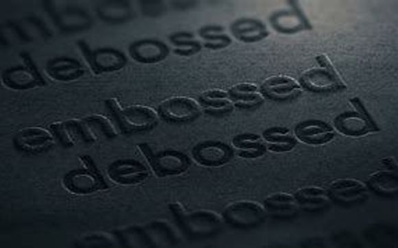 Embossing  by BindRite PDX