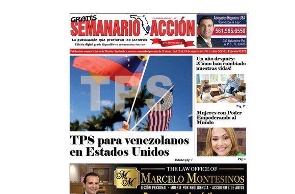 Local hispanic publication by Semanario Acción