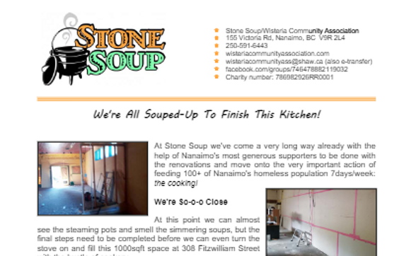 Kitchen Stone Soup by Wisteria Community Association