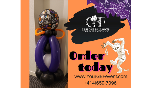 Halloween Door Greeter  by GBF Bespoke Balloons and Event Services