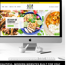 Restaurant eCommerce Website Design by Prana Website Design