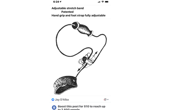 Those that have health problems a convenient way to stretch and strengthen by Adjustable Resistance Band veteran manufacture 