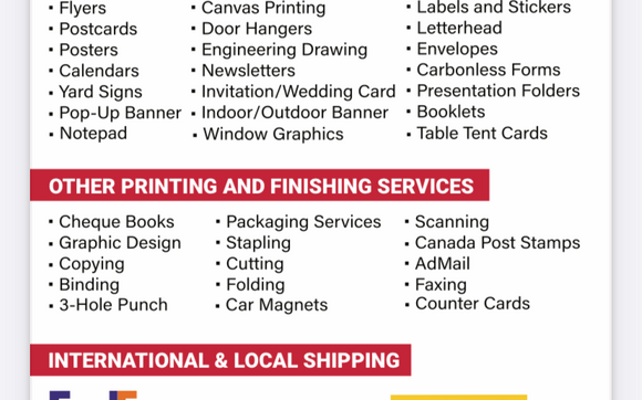 High-quality Printing by Postnet