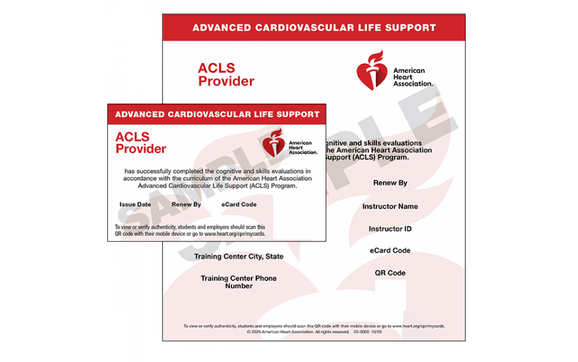 ACLS American Heart Association by HeartCore Medical Training CPR ACLS ...