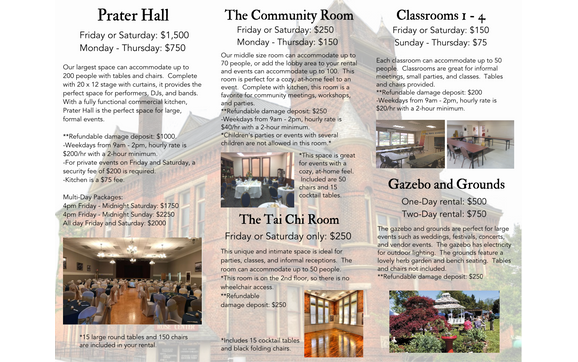 Event Space by Rose Center