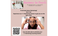 1:1 Marketing Coaching  by Business In Pearls 