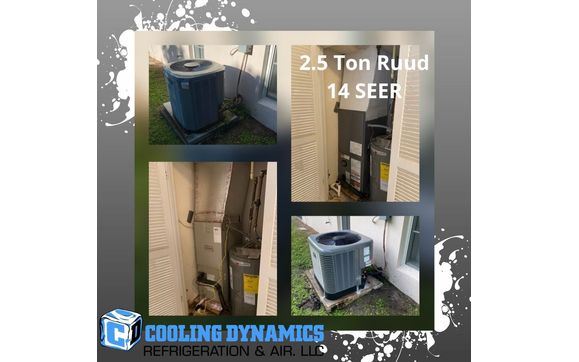 HVAC Repair, Maintenance, or Installation by Cooling Dynamics Refrigeration & Air, LLC