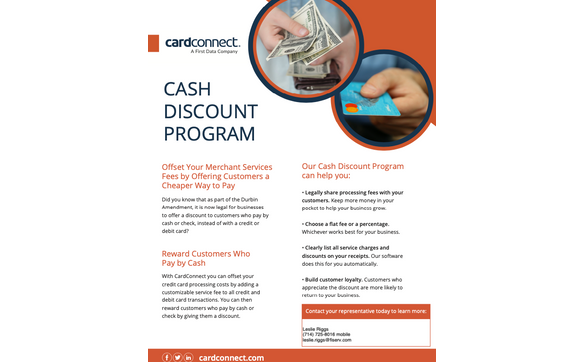 Offer Cash Discounts to your Customers by OC Payments Pro - Merchant Services