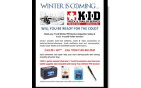 Winter-Ready your Commercial Trucks & Trailers by K I D Truck & Trailer Service - TruckPro Repair Center