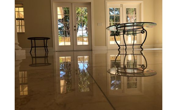 Marble and stone restoration  by Great Finishes Inc.