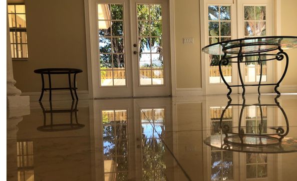 Marble restoration  by Great Finishes Inc.