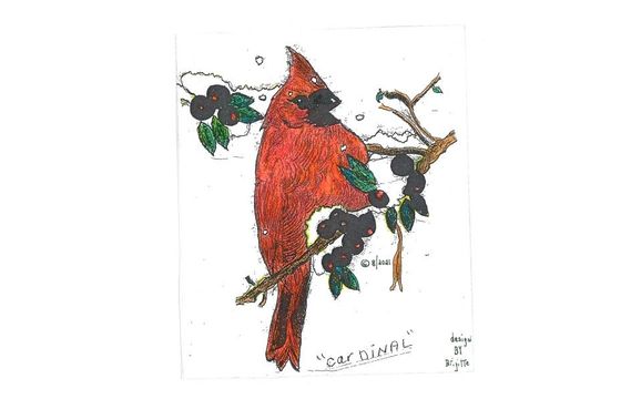 Cardinal by Art by Brigitte