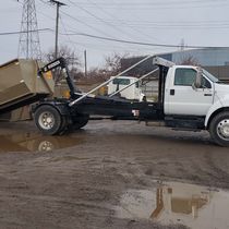 Dumpster rental  by P&P landscape