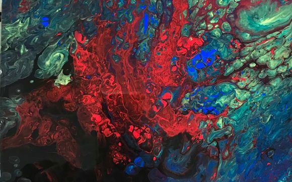 Acrylic Pour Art Classes by Cosmic Spark Designs