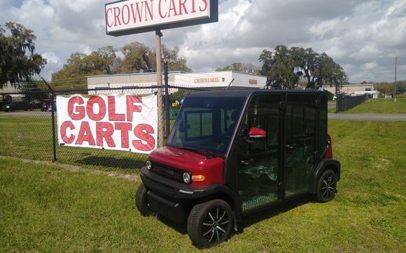 Crown View 4XL Golf Cart A/C Heat Radio & More by Crown Carts