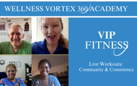 Wellness Vortex 360 Academy: VIP Fitness (virtual) $97/mo by Coaching By Nadya, LLC