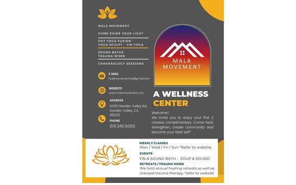 Mala Movement - A Wellness Center. by Mala Movement Yoga and Wellness Co.