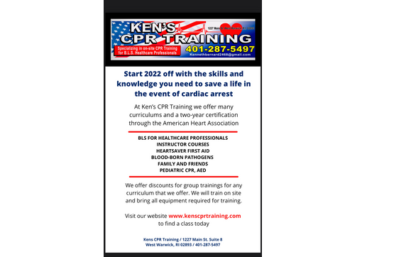 CPR and first aid training by Ken #39 s cpr training specializes in on site