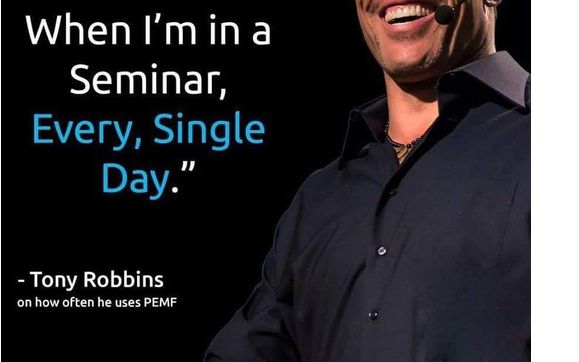 Want more Tony Robbins Energy at a Fraction of the cost by PEMF4Health Recharge