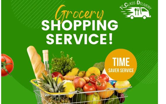 Personal grocery shopping by 1st Class Delivery
