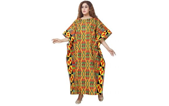 African Print Kente Caftan by Diva's Den Fashion in Dallas, TX - Alignable