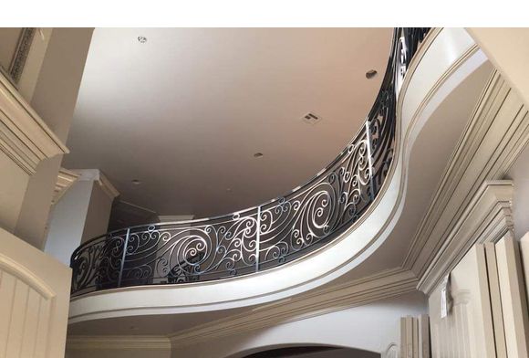 Steel Fabrication by Avelar's custom iron doors and handrails