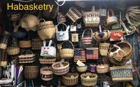 Habasketry offers a variety of handwoven baskets by Habasketry