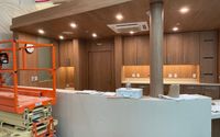 Reception desk by Pereira Carpentry
