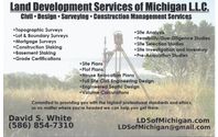 Property Boundary Measurement by Land Development Services of Michigan L.L.C.