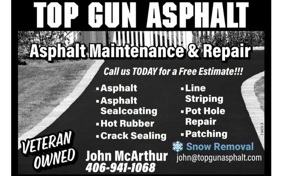 Paving & Asphalt Maintenance & Repair by Top Gun Asphalt