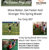 4 Day Spring Break Mini-Camp for Athletes by The Forge