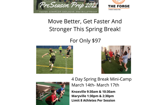4 Day Spring Break Mini-Camp for Athletes by The Forge