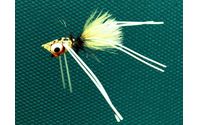 We sell top water fly fishing lures like the one shown in this photo by BreamBugs LLC