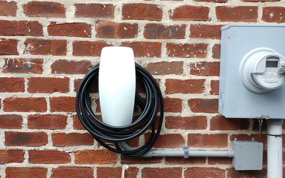 Exterior EV Wall Charger  by DEL Electric LLC