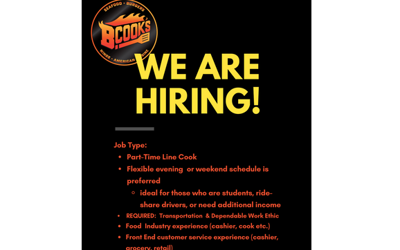 BCooks! Food Truck Hiring (Part Time)! by BCooks! Food Truck