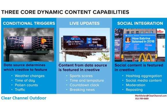 Clear Channel Outdoor Digital Billboard Dynamic Content by Clear Channel Outdoor
