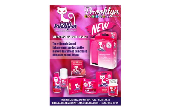 Pink Pussycat Vibrating Mini Vibe - Black