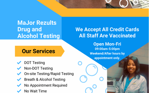 Onsite Drug Testing by MaJor Rezults Drug and Alcohol Testing in Macon