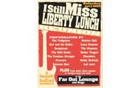 Liberty Lunch concert poster by Yestercool.com