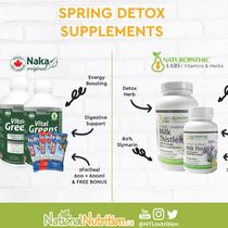 Spring Detox Supplements by National Nutrition