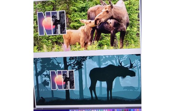 Nh moose by Sklldezign